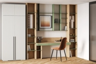 Лоренсе-2 с антресолью Белый