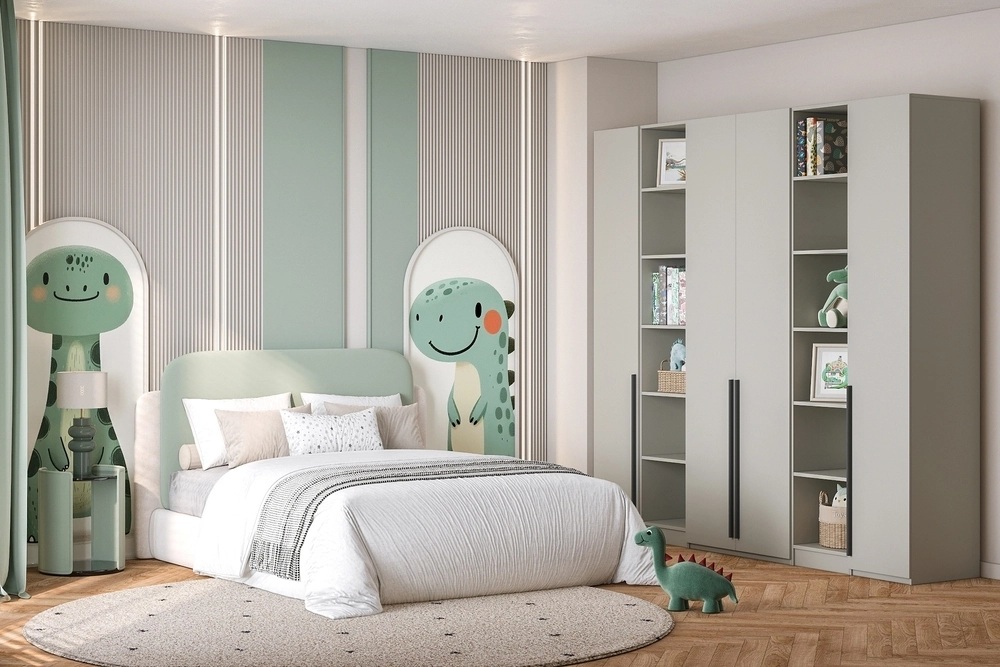 Шкаф распашной Хейсон-13 Кашемир Черный - фото 1