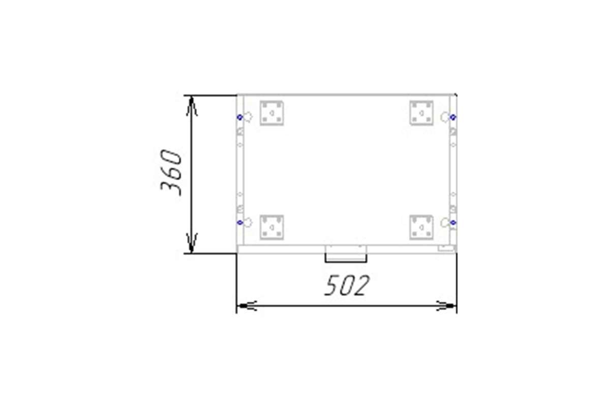 Стеллаж Салерно NEW 1 Черный - фото 6