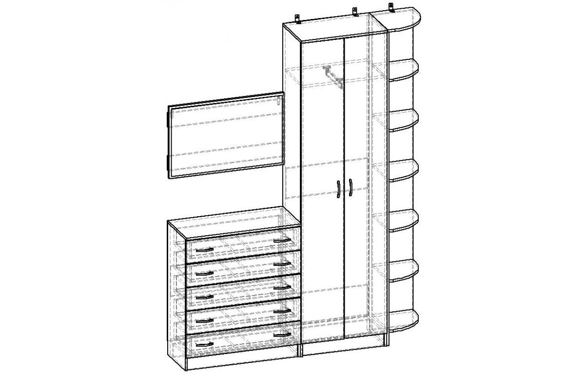 Прихожая Горизонт-9 - фото 2