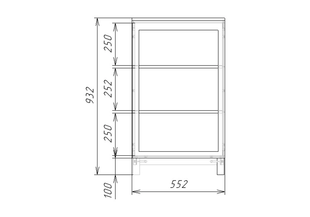 Стеллаж Техас-2 МДФ - фото 4