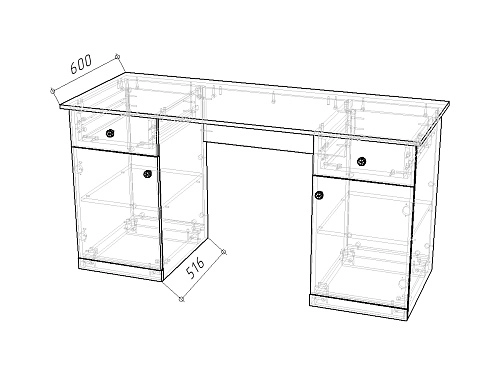Стенка детская Стрекоза-11 Графит - фото 7