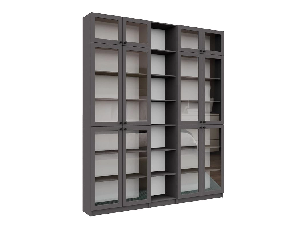 Шкаф для книг Билли Стольмин 32 Графит - фото 3