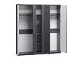 Шкаф распашной София РАХ-10 МДФ Графит