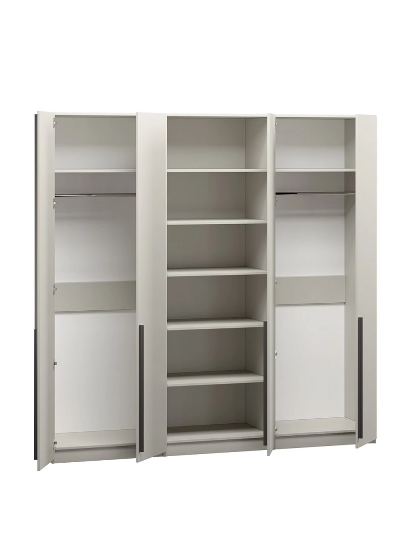 Шкаф распашной Хейсон-10 Кашемир Черный - фото 4