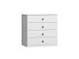 Комод Банни-4 Белый