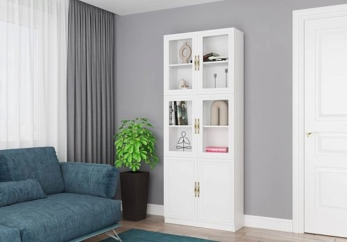 Книжный шкаф Карлос-020 Белый - фото 4