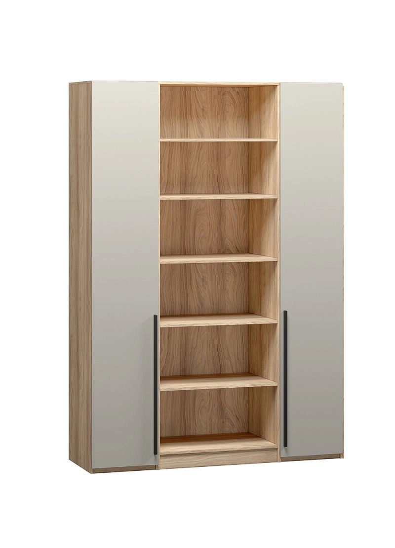 Шкаф распашной Хейсон-7 Кашемир Блэквуд Ячменный - фото 3