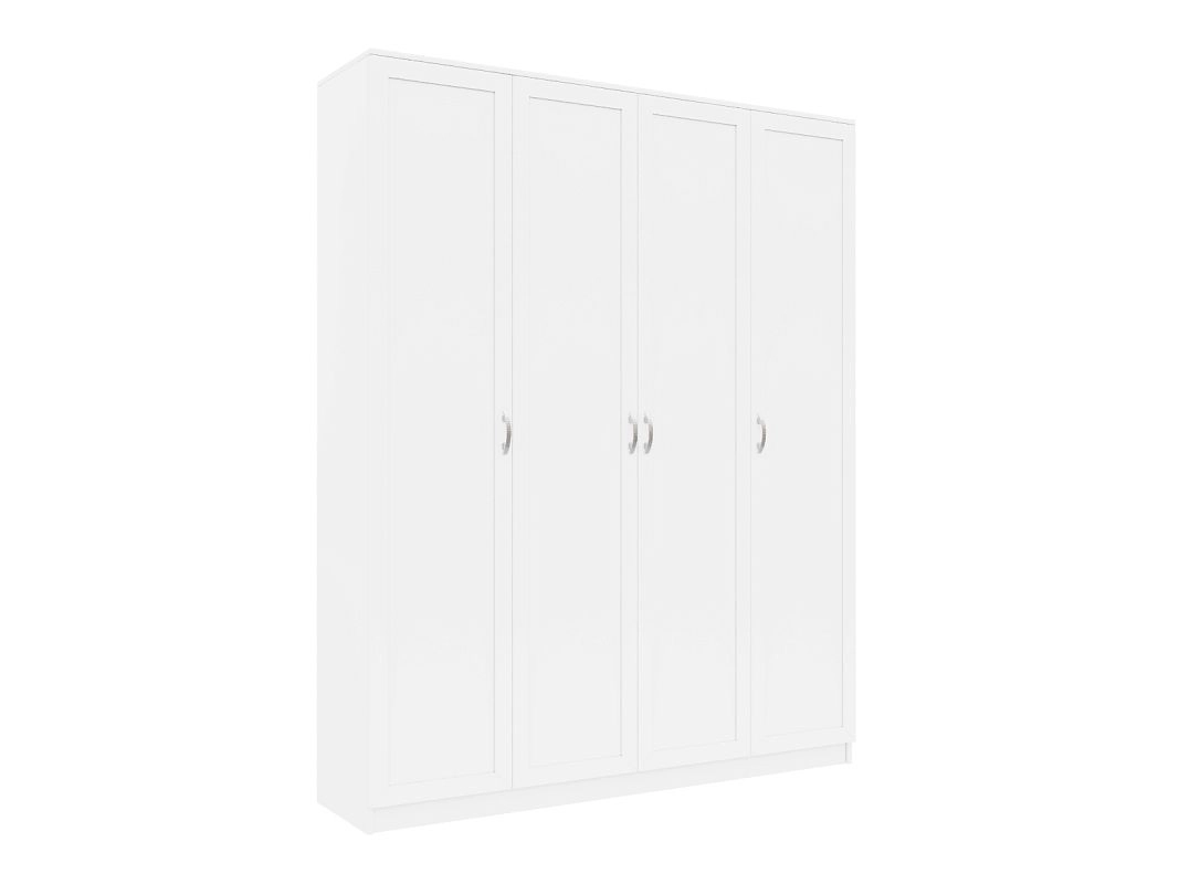 Шкаф распашной Стелла-21 Белый - фото 4