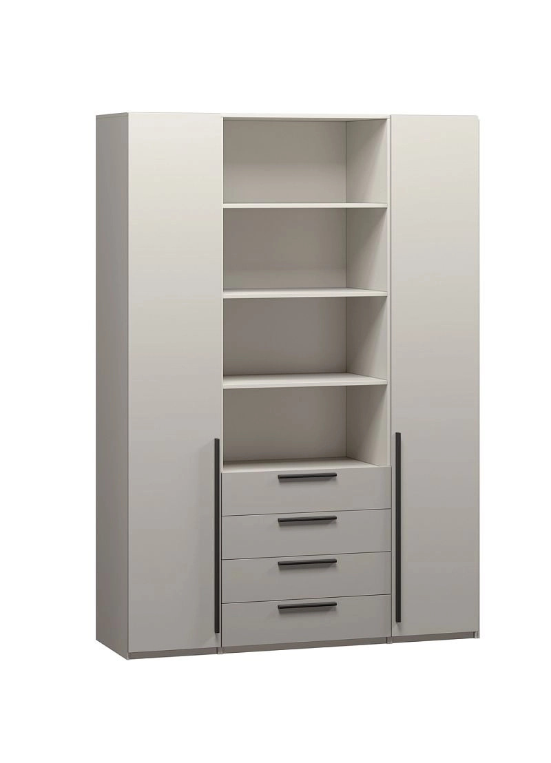 Шкаф распашной Хейсон-6 Кашемир Черный - фото 3