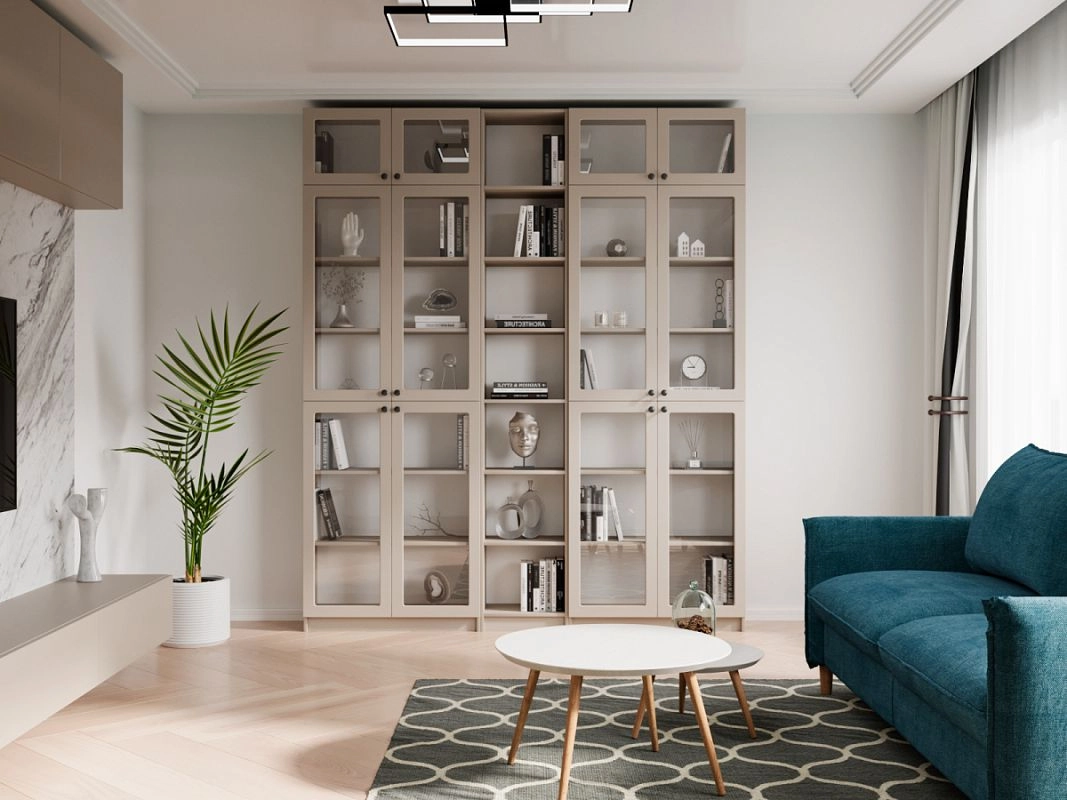 Шкаф для книг Билли Стольмин 32 Кашемир - фото 1