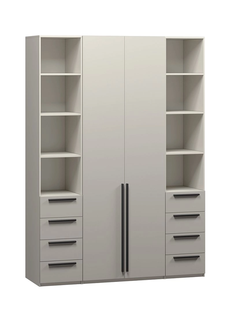 Шкаф распашной Хейсон-25 Кашемир Черный - фото 3