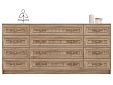 Комод Карлос-069 Дуб Сонома