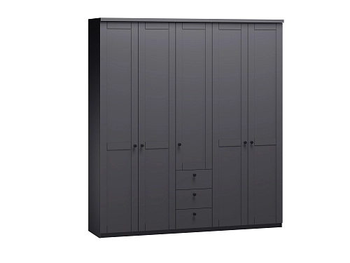 Шкаф распашной София РАХ-13 МДФ Графит - фото 2