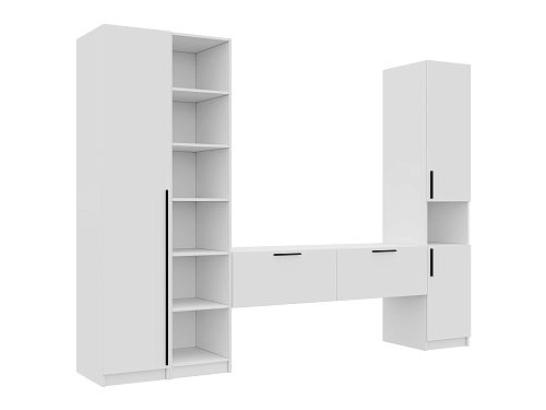 Стенка Лорена Пакс ТВ-стенка 8 Белый - фото 4