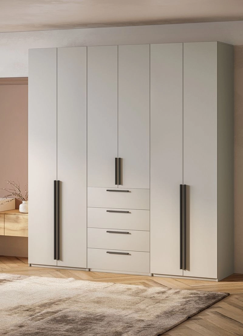 Шкаф распашной Хейсон-8 Кашемир Черный - фото 2