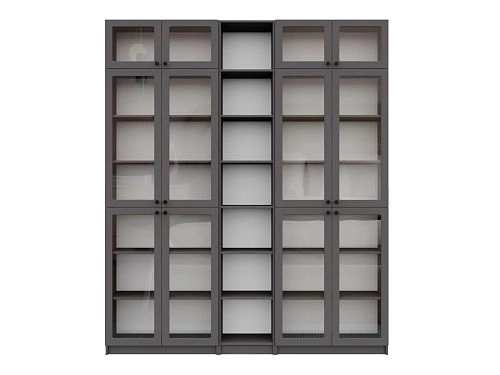 Шкаф для книг Билли Стольмин 32 Графит - фото 4