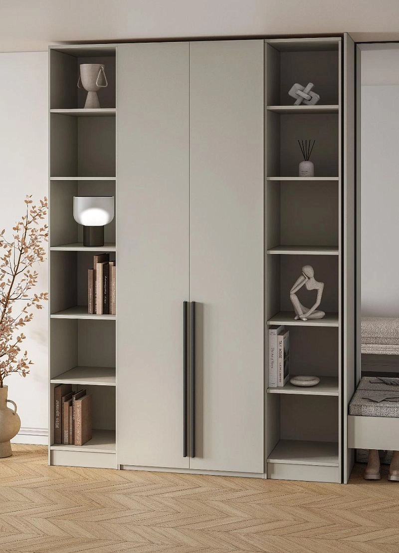 Шкаф распашной Хейсон-24 Кашемир Черный - фото 2