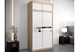 Шкаф-купе Бенито-1А Дуб Сонома/Белый