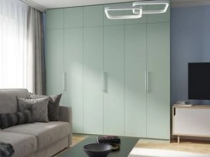 Калифорния-6 с антресолью Пастельный Зеленый