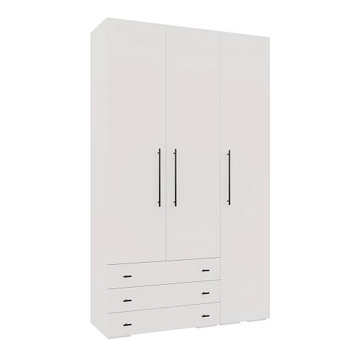 Шкаф распашной Калифорния-Стиль-6 Белый - фото 4