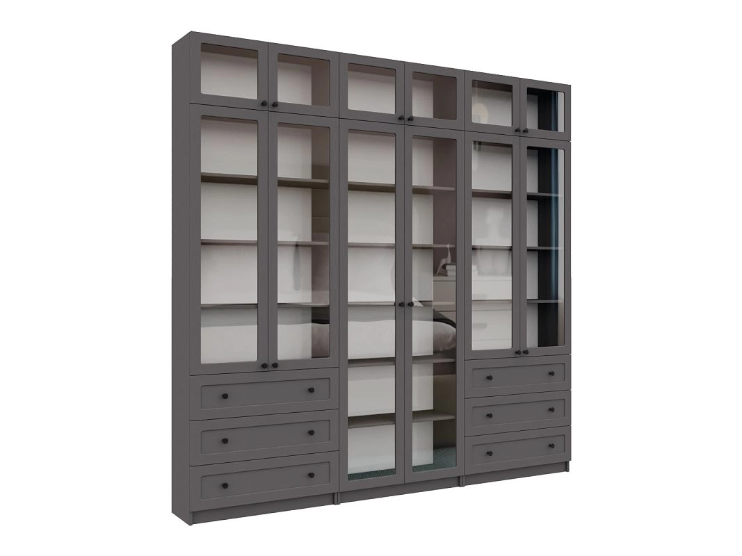 Шкаф для книг Билли Стольмин 54 Графит - фото 3