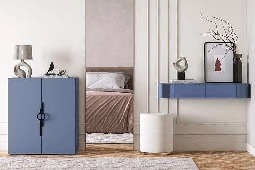 Комод Белиз-2 Альби полуночно-синий - фото 1