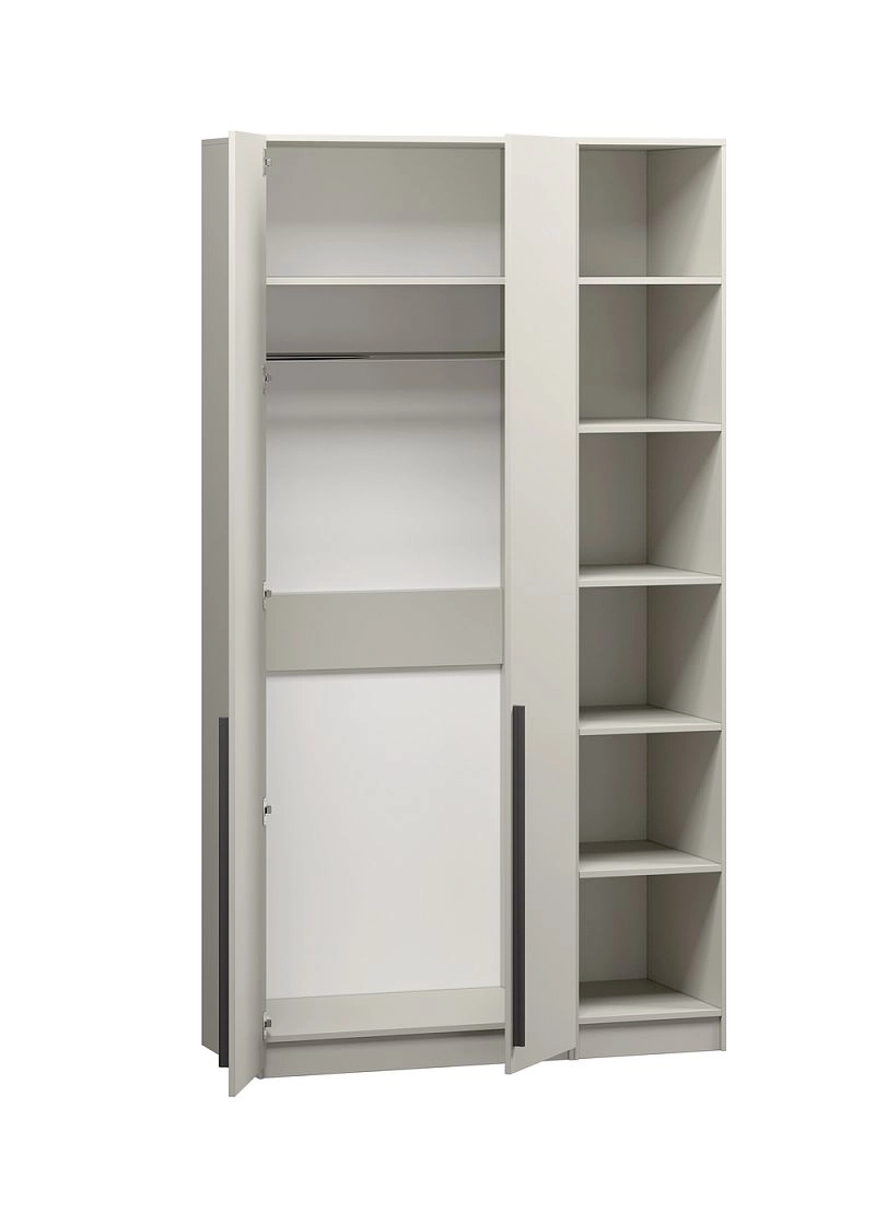 Шкаф распашной Хейсон-23 Кашемир Черный - фото 4