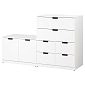 Комод Генри-8 МДФ Белый