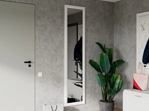 Зеркало Грация-1 с зеркальными вставками