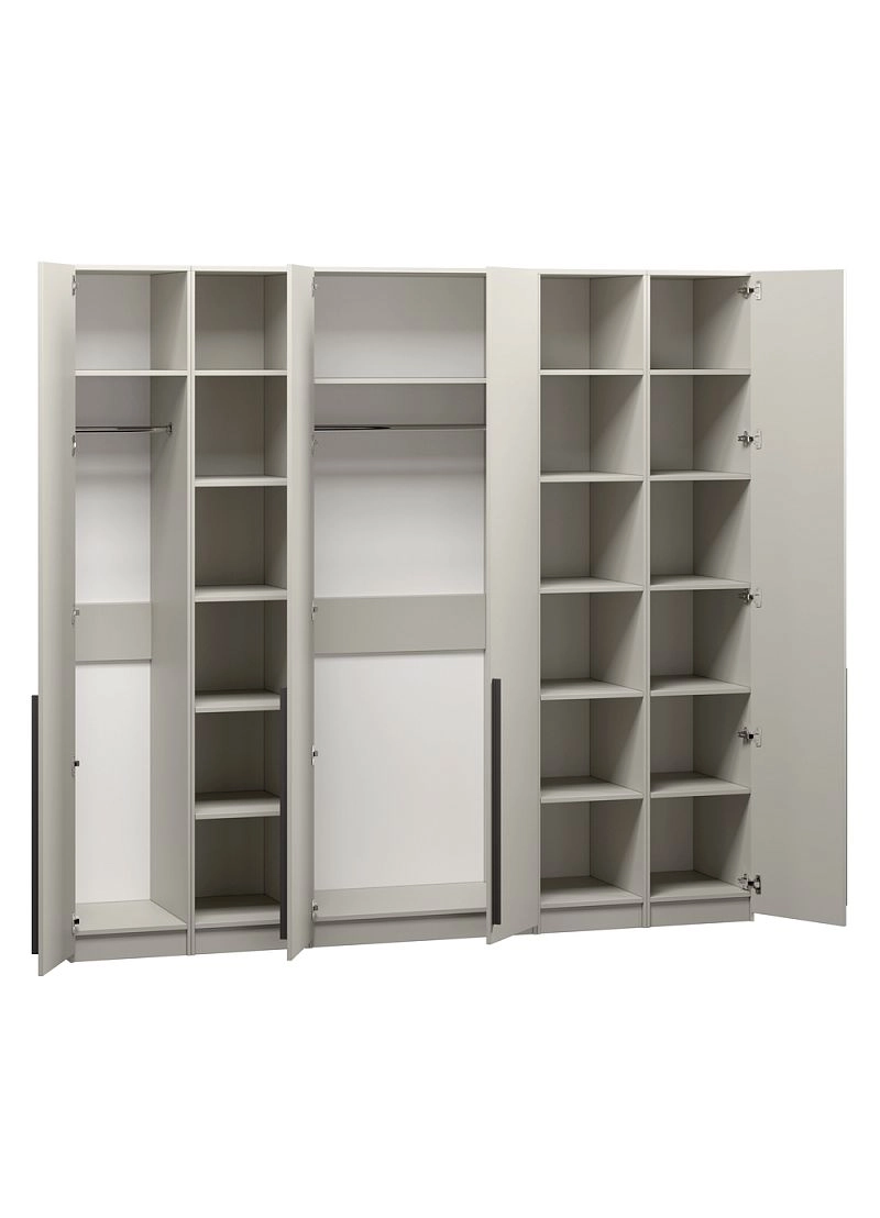 Шкаф распашной Хейсон-13 Кашемир Черный - фото 4