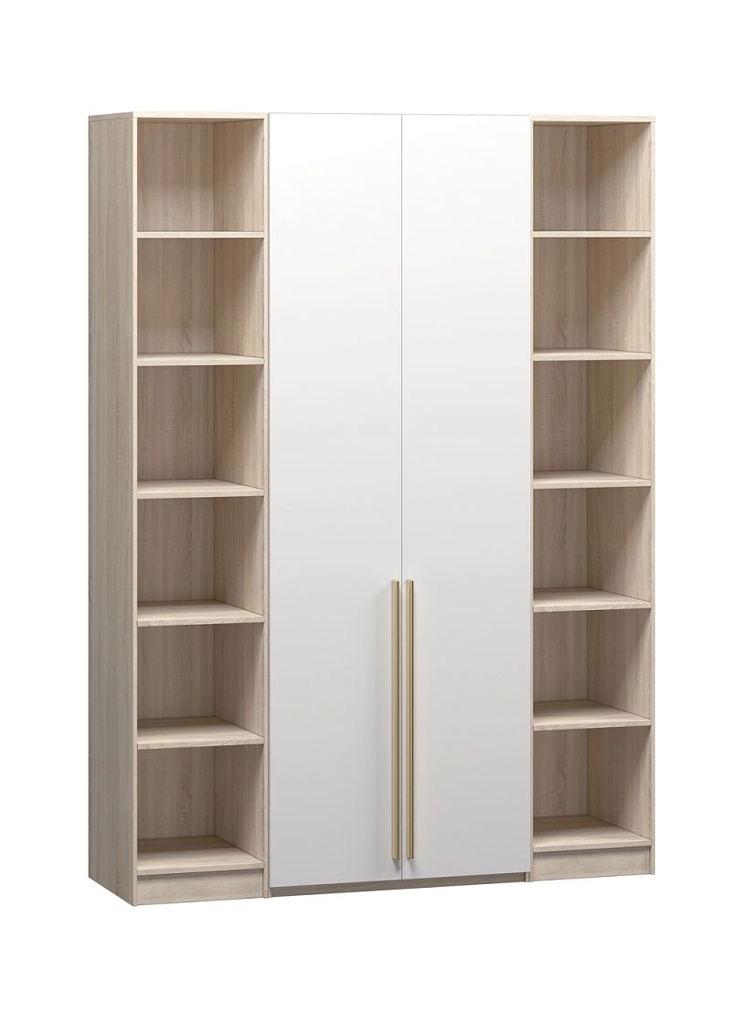 Шкаф распашной Хейсон-24 Белый Дуб Сонома - фото 3