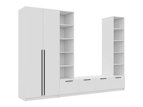 Стенка Лорена Пакс ТВ-стенка 17 Белый - фото 4