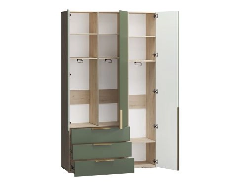 Шкаф распашной Кайси МДФ-6 Шарли Green - фото 3