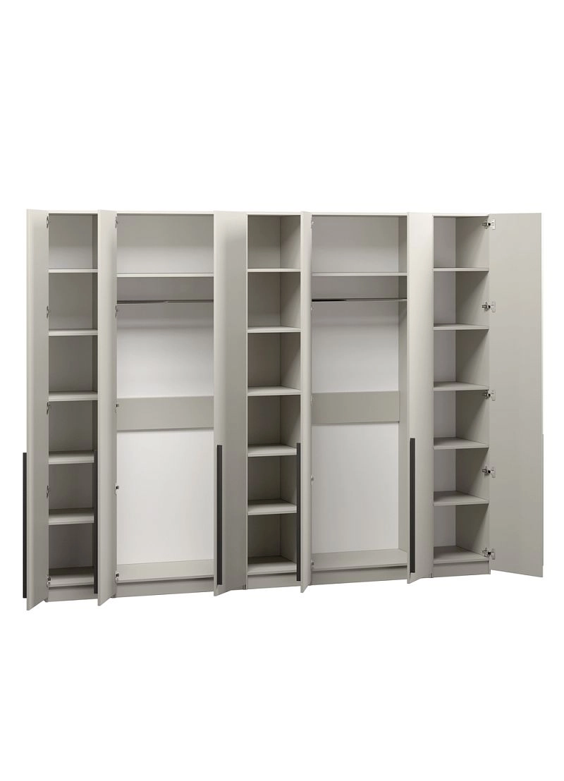 Шкаф распашной Хейсон-12 Кашемир Черный - фото 4