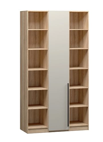 Шкаф распашной Хейсон-29 Кашемир Блэквуд Ячменный - фото 3