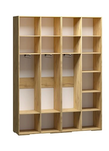 Шкаф распашной Брей-2.2 Кашемир/Дуб Золотистый - фото 2