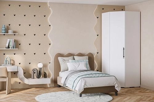 Шкаф угловой Мори-Хелена-2 Белый - фото 1