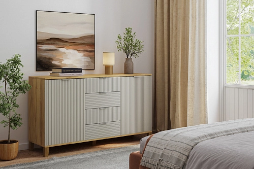 Комод Марвин 25 фрезеровка 8 Сантьяго - фото 1