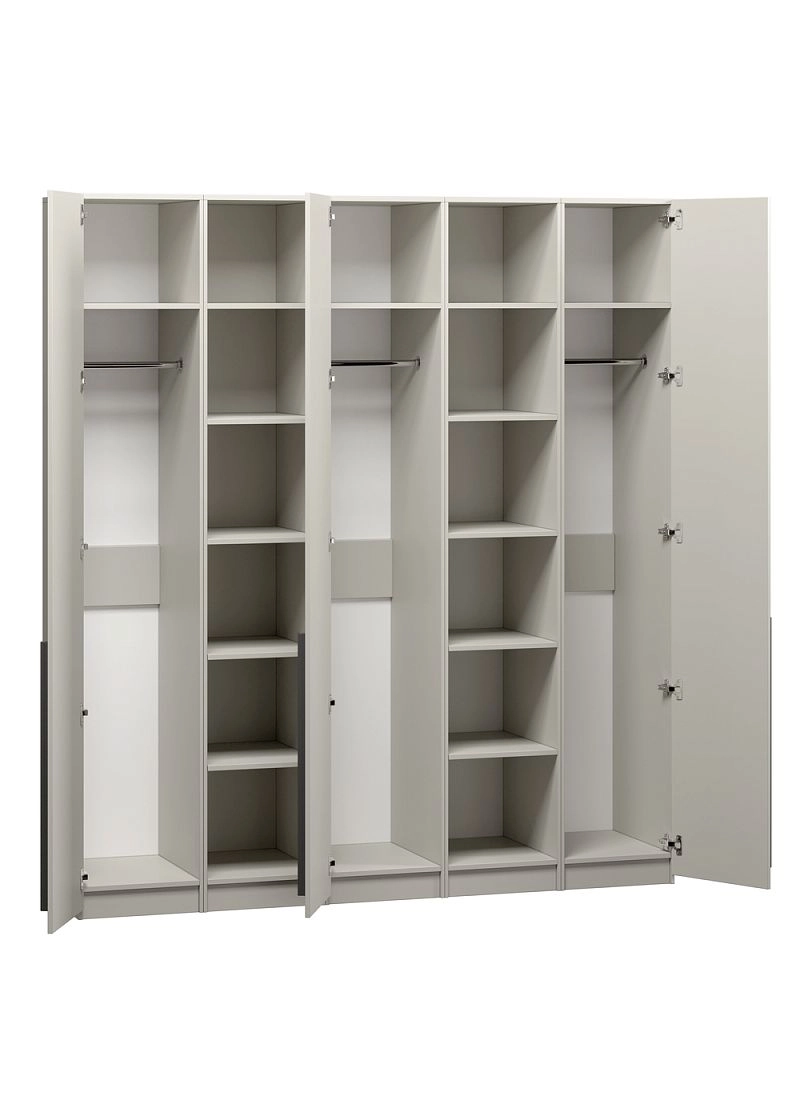 Шкаф распашной Хейсон-14 Кашемир Черный - фото 4