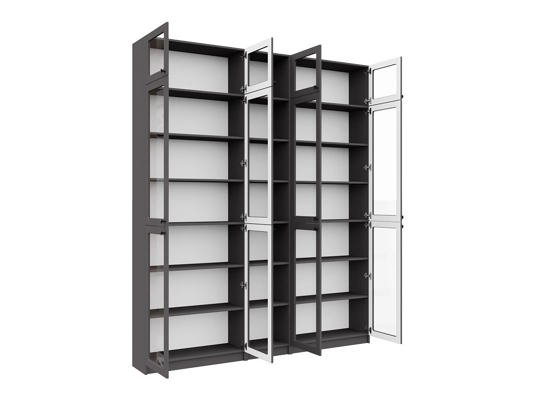 Шкаф для книг Билли Стольмин 32 Графит - фото 2