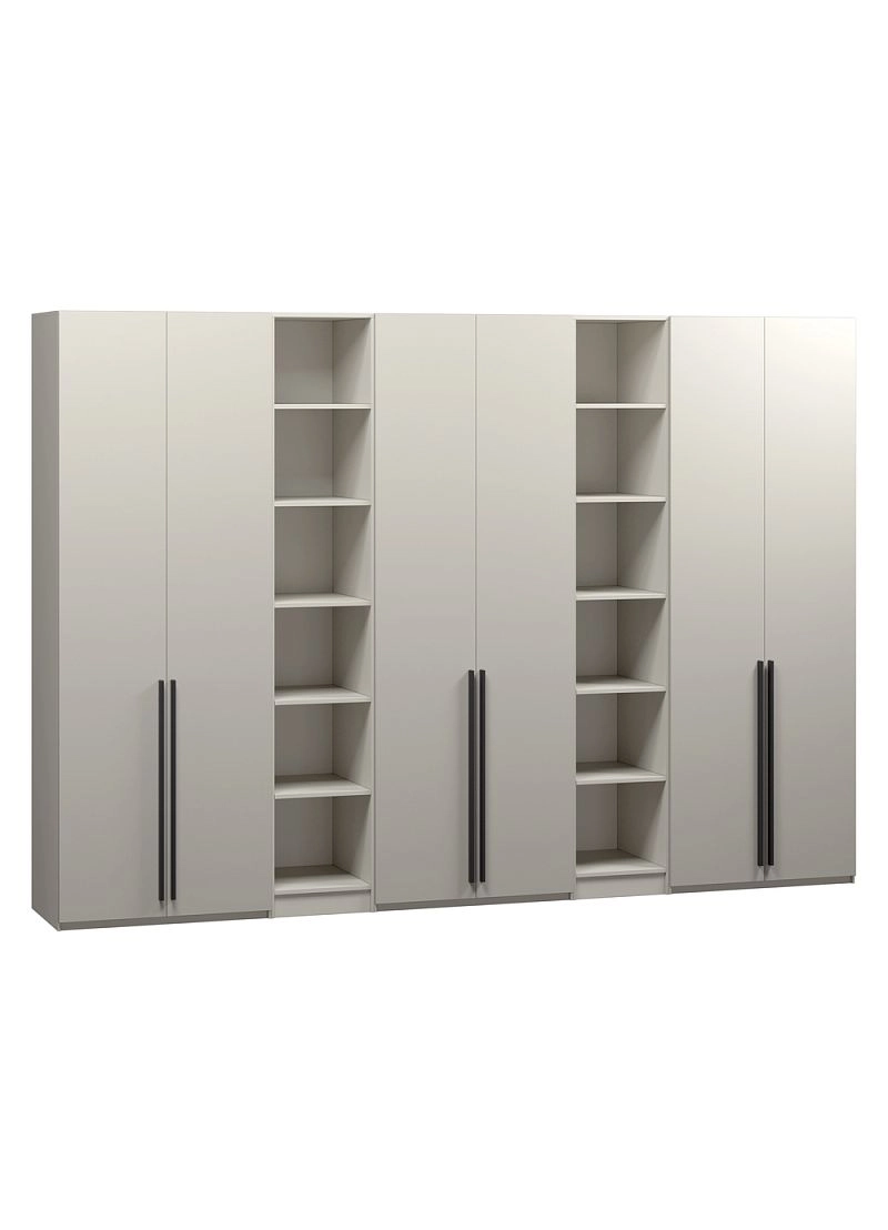 Шкаф распашной Хейсон-18 Кашемир Черный - фото 3