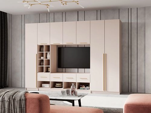 Стенка Лорена Пакс ТВ-стенка 22 Кашемир - фото 1