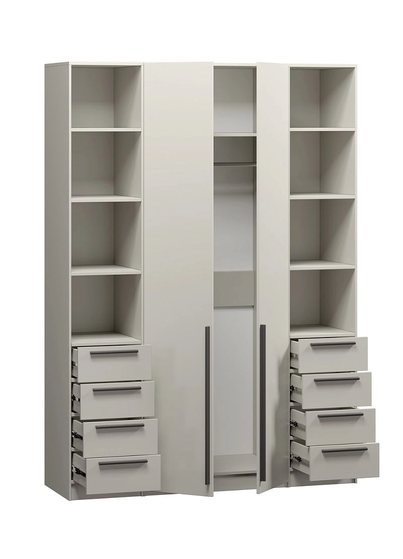 Шкаф распашной Хейсон-25 Кашемир Черный - фото 4