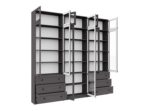 Шкаф для книг Билли Стольмин 54 Графит - фото 2