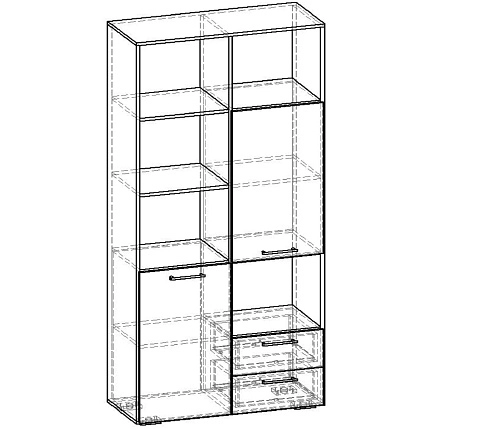 Стеллаж Бриз-2.07 - фото 2