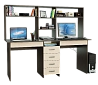 Компьютерный стол Тандем-2Я+Н