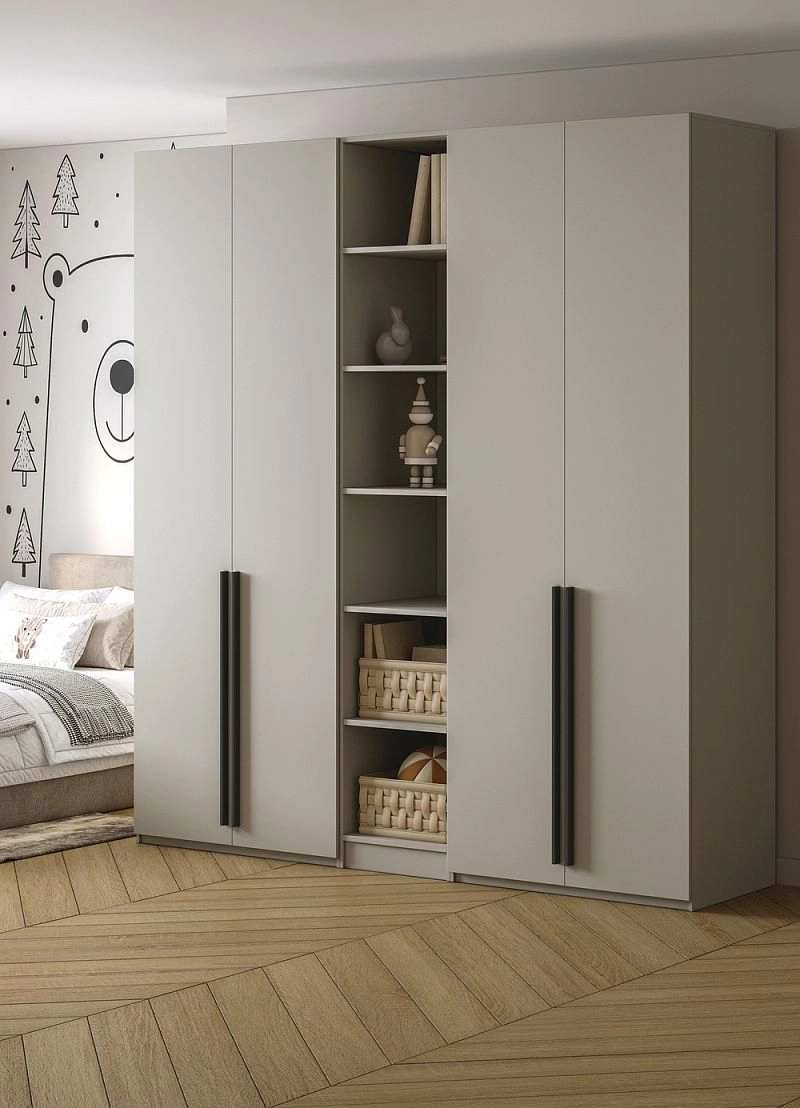 Шкаф распашной Хейсон-17 Кашемир Черный - фото 2