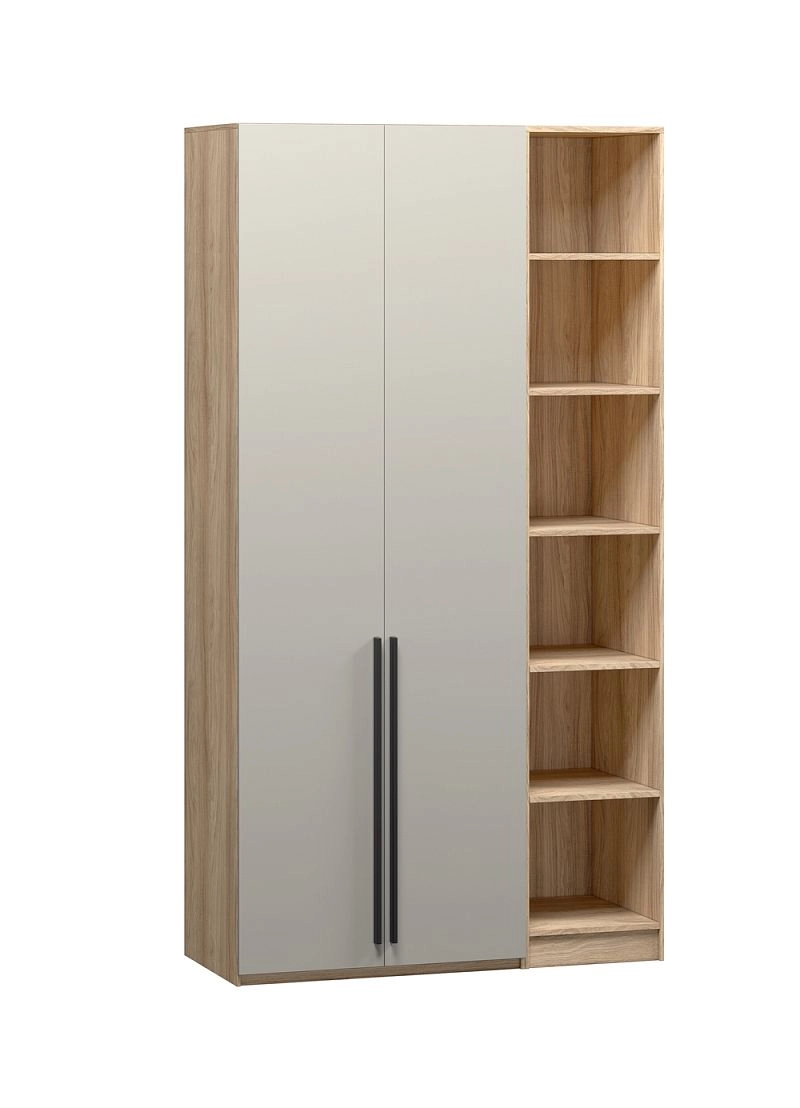 Шкаф распашной Хейсон-23 Кашемир Блэквуд Ячменный - фото 3