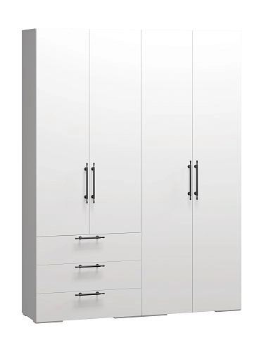 Шкаф распашной Мори-Хелена-8 Белый - фото 4